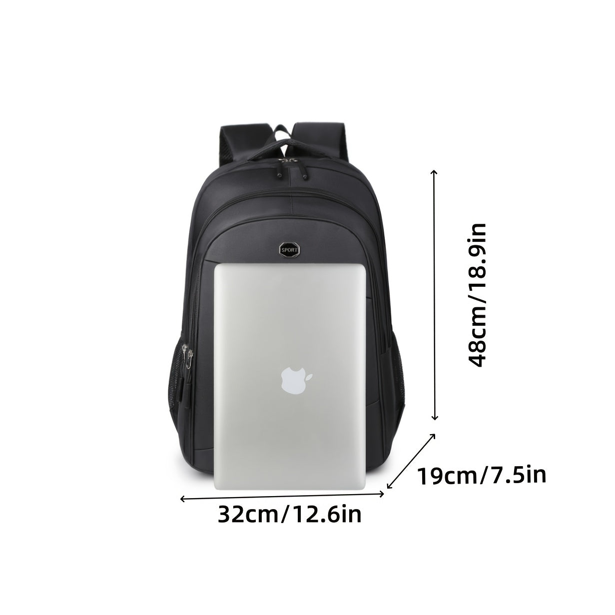 1pc Oxford Cloth Large Capacity Multifunctional Men'S Backpack, Laptop Backpack, Business Backpack, Student Schoolbag Suitable for Commuting and Business