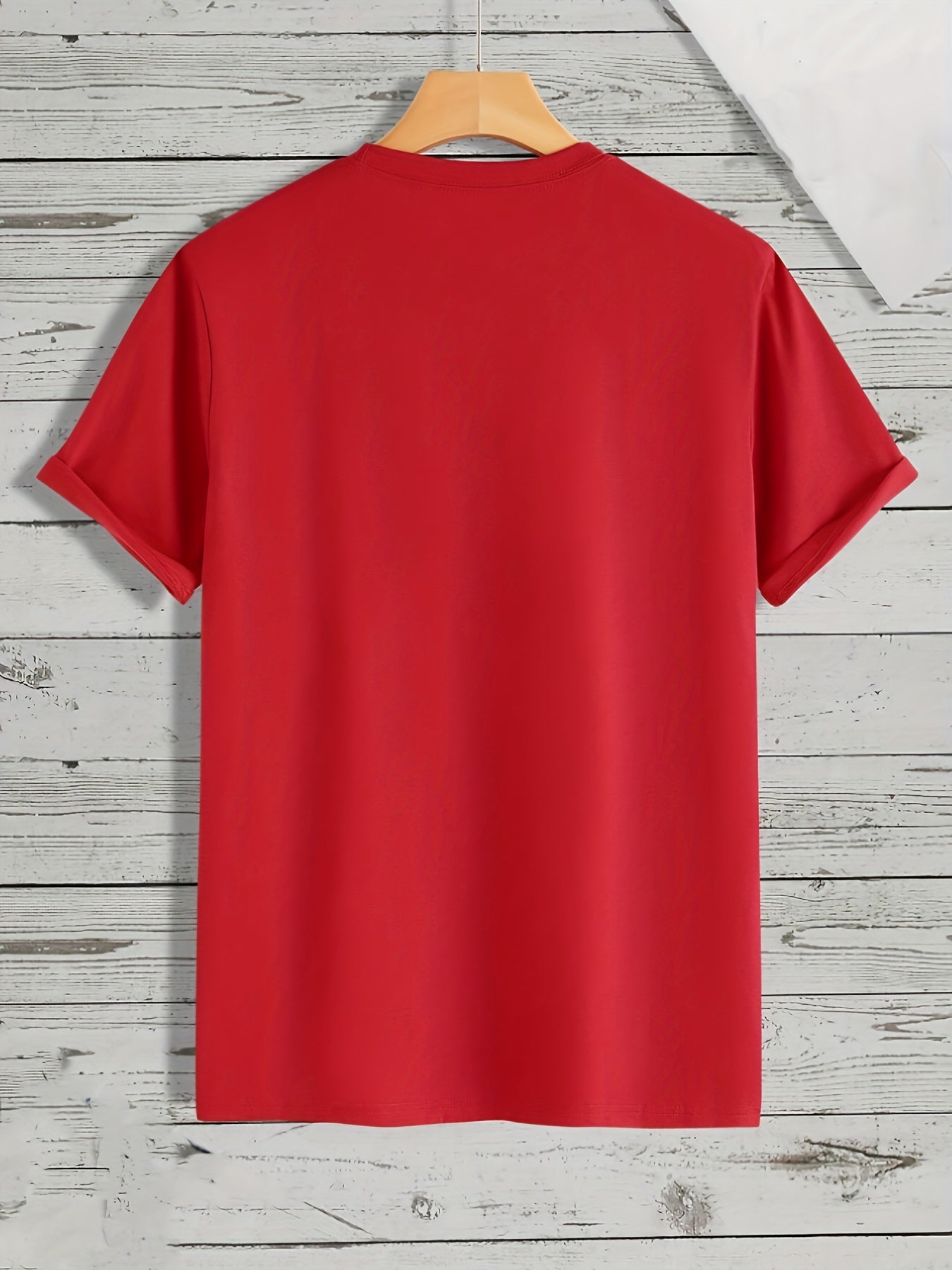 2pcs Set, Men'S Casual Loungewear, Gift, Fashion Print, Round Neck T-Shirt with Drawstring Pants, Outfit