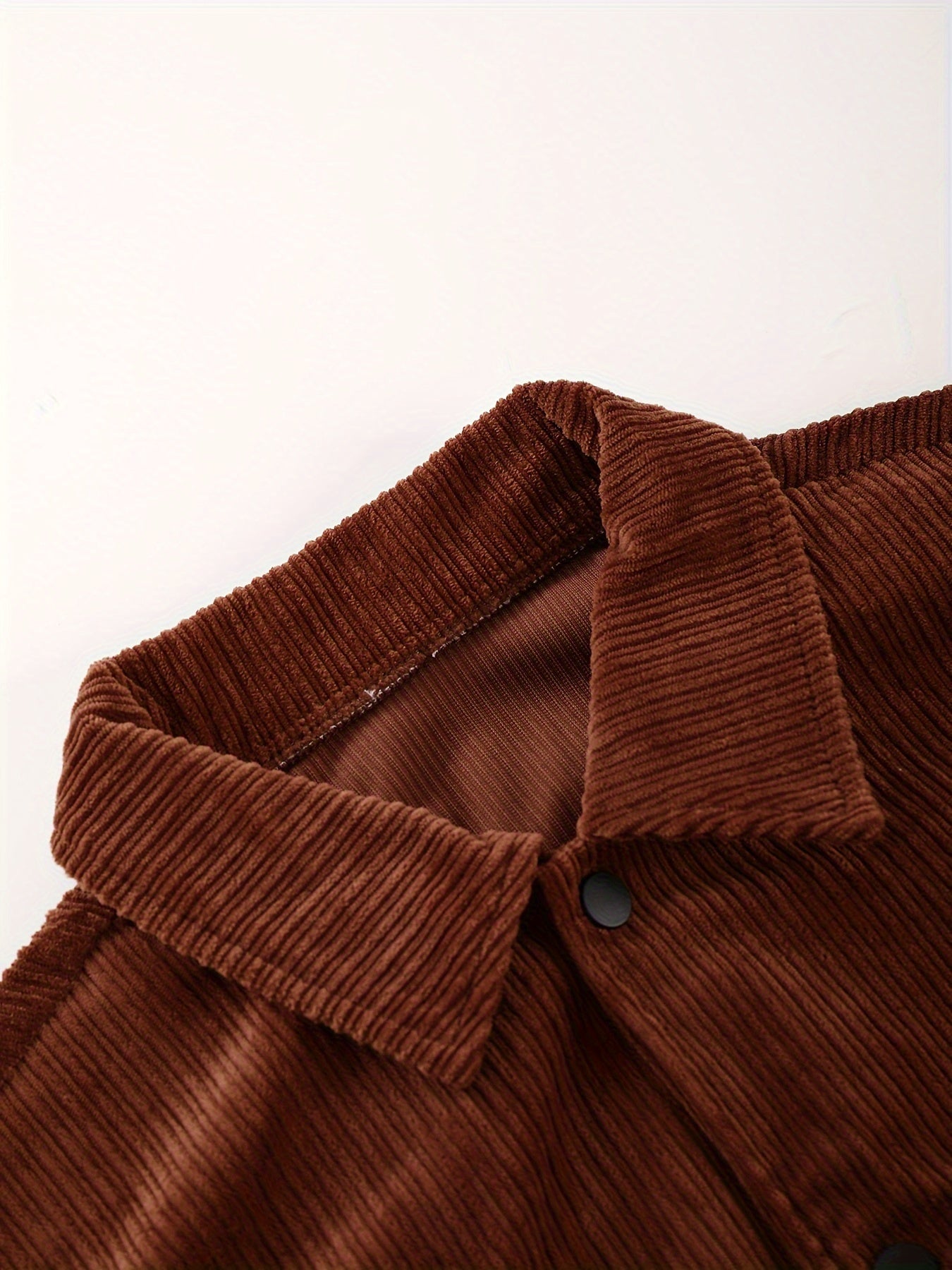 Men'S 2pcs Set of Woven Textured Fabric Work Bag Long Sleeve Jacket And Drawstring Casual Loose Pants Suit