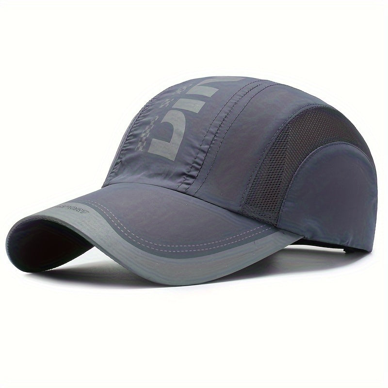 New Summer Quick-Dry Baseball Cap Unisex Youth Fashion Outdoor Sports Sun Protection Breathable Mesh Hat Sunshade Truck Hat