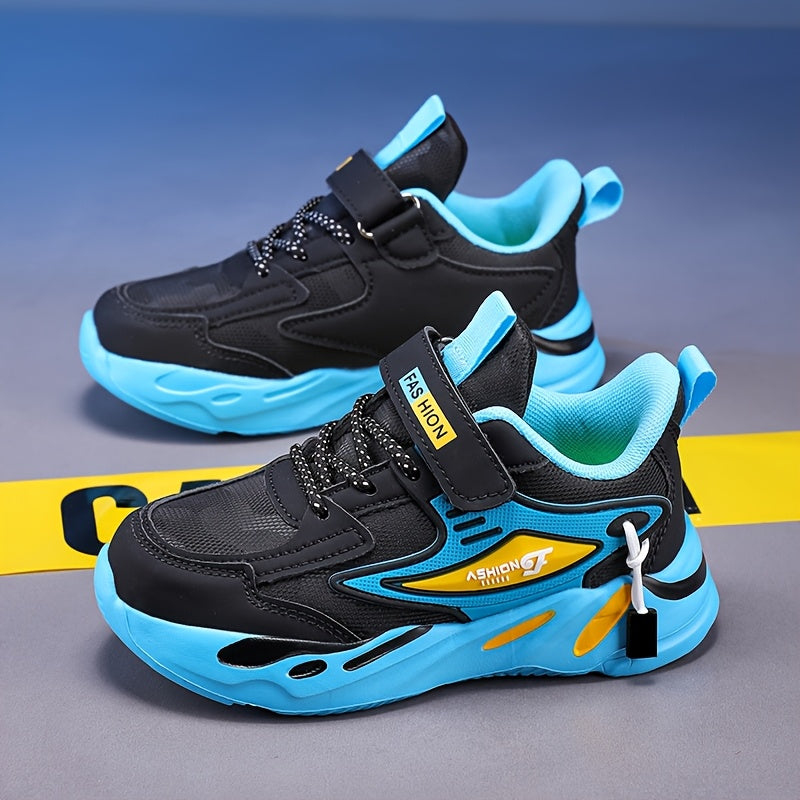 Boys' Athletic Shoes, Stylish Kids' Sneakers, Versatile Fashion Running Shoes for Boys, Perfect for Autumn And Winter School Running.