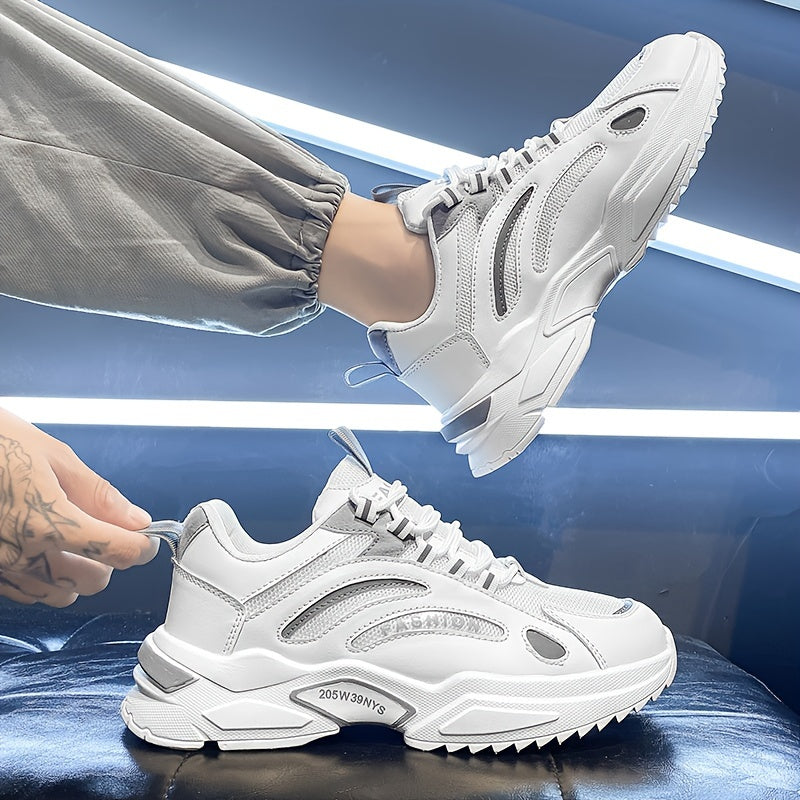Men's Skate Shoes with Good Grip, Laced Sports Shoes, Anti-slip And Wear-resistant Versatile Men's Lightweight Sports Shoes