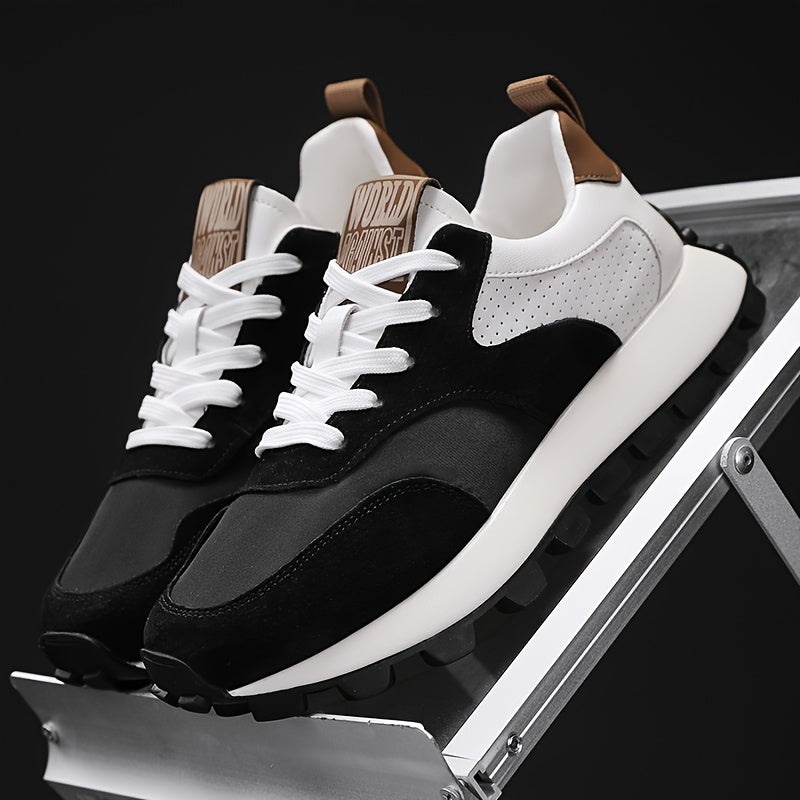 Men'S Casual Fashion Sneakers - Versatile & Stylish Dad Shoes with Rubber Sole, Lace-Up, Round Toe, Low Top Design for Outdoor, Hiking & Everyday Wear, Hiking Footwear|Modern Sneakers|Durable Rubber Sole