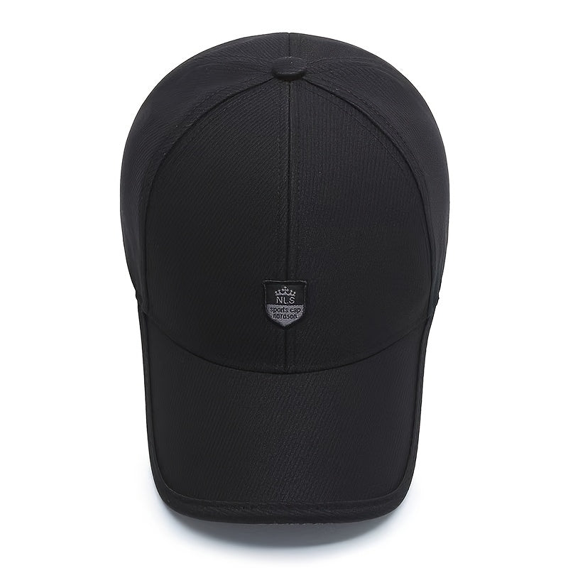1pc Men'S Baseball Cap, Fantasy Charm Style, Adjustable, Hand Wash, Suitable for Valentine'S Day, Christmas, Spring Festival - Fashionable Versatile Peaked Cap, Suitable for Middle-Aged Peopl
