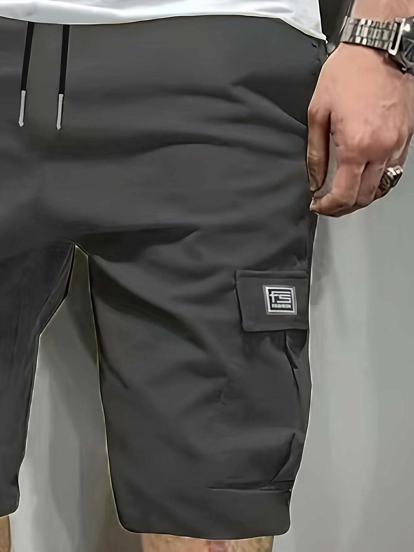 Men's Cargo Shorts Pants Outdoor Hiking Multi-Pocket Utility Shorts, Casual Style, For Summer Hiking Cycling