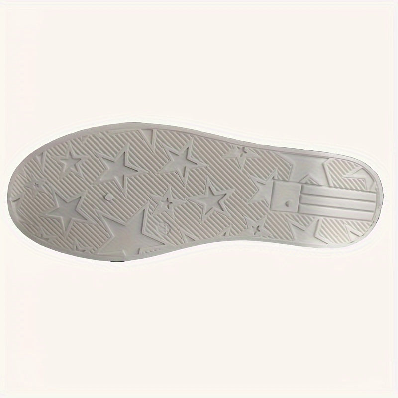 Men's Trendy Street Style Low Top Skateboard Shoes, Comfy Non Slip Lace Up Casual Sneakers For Men's Outdoor Activities