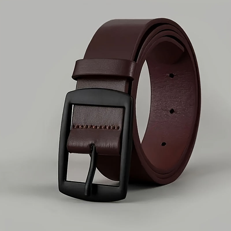 3pcs/2pcs/1pc Men'S Fashion Faux Leather Belts with Metal Pin Buckle - Stylish Designer Waist Straps for Jeans, Plus Size, Light Brown/Black/Dark Brown, Casual Wear Accessory | Stylish Waist Straps | Quality Craftsmanship