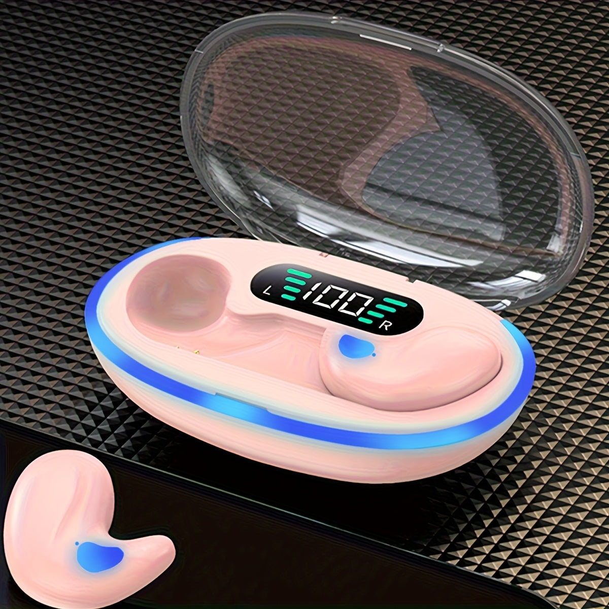True Wireless in-ear sleep confortable headset music Earbuds video TWS HIFI bass 9D Stereo HD calling Earphones for Android for iPhone Cellphone sport Earpieces smart headphones