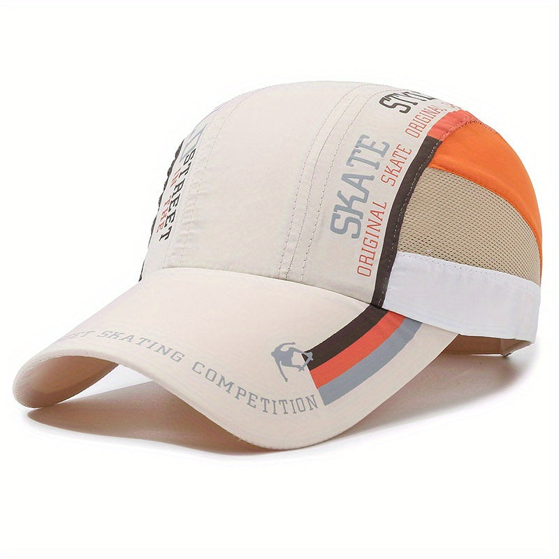 Summer Baseball Cap for Outdoor Sun Protection, Breathable And Quick-Drying, Suitable for Both Men And Women, Ideal for Sports, Travel, And Hiking, with a Thin Design.