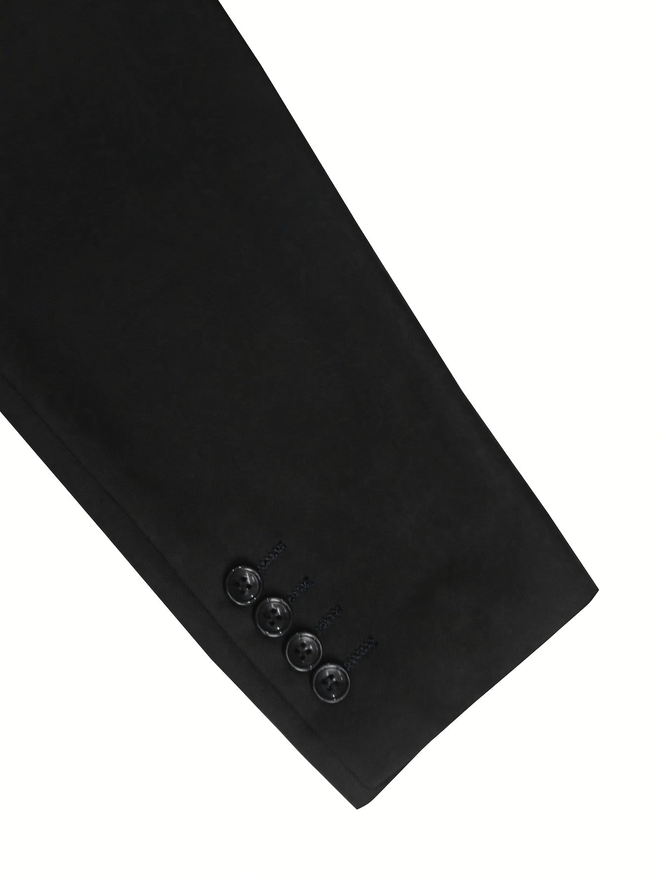 Men's Two-Piece Suit in Solid Color with Sealed Pockets, Regular Fit Suit Pants, Elegant and Classic, Suitable for Business and Wedding Parties