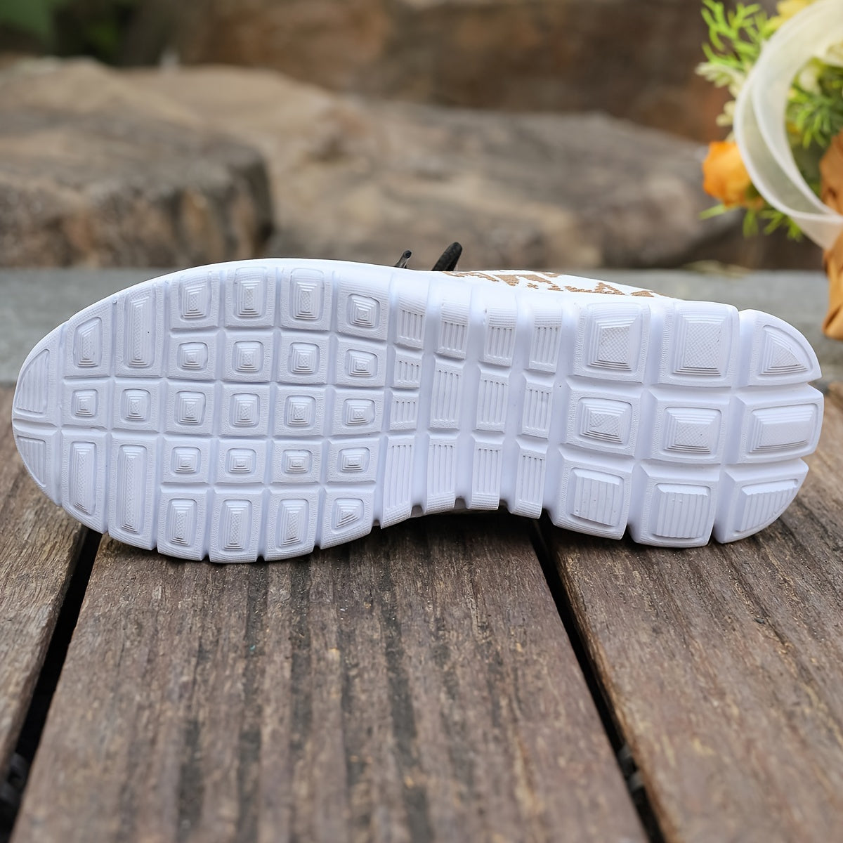 Women's Casual Sneakers Comfort Sport Shoes Fabric Knit Breathable Slip-On All-Season Walking Flats - EVA Sole Non-Slip Athletic Running Footwear - Taizhou North America & Europe Exclusive