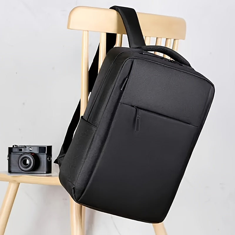 Durable Oxford Fabric Backpack with Adjustable Straps, Multiple Compartments & USB Charging Port - Ideal for Travel, Business, Hiking & Outdoor Adventures, Backpack for Travel