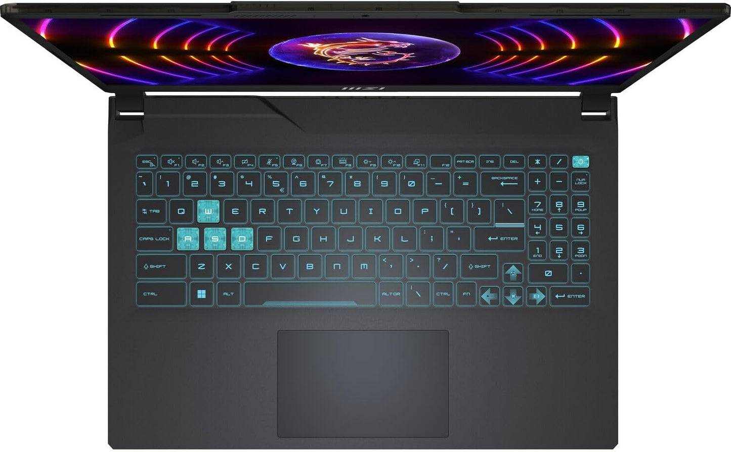 MSI Cyborg 15 Thin GF63 Gaming Laptop (15.6" FHD 144Hz, Intel Core I7-12650H, 32GB DDR5 RAM, 1TB SSD, Geforce RTX 4060 8GB), Webcam, Backlit KB, Wifi 6, Ethernet, IST Cable, Win 11 Home, 2023, Black