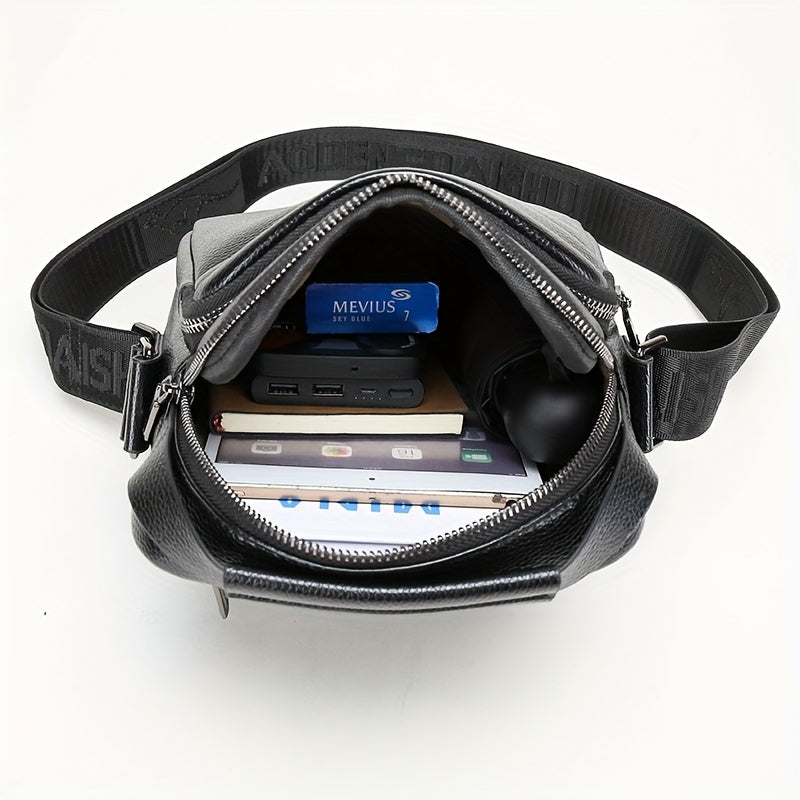 1pc Men's Shoulder Bag, Small Business Handbag, Fashion Casual Backpack