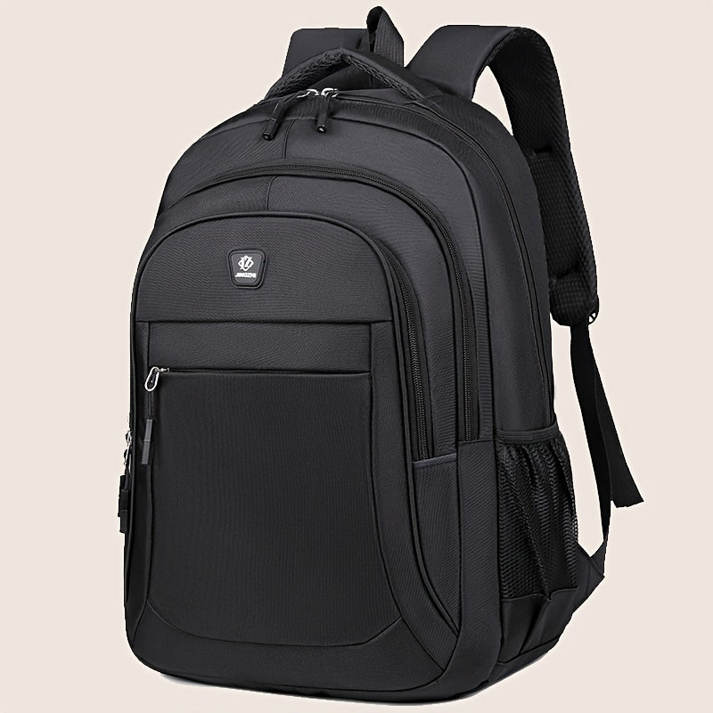 Zipper Random, Large Capacity Outdoor Hiking Backpack Camping Bag for Men's Casual Backpack, Fits 17-inch Laptop, Durable School Backpack with Multiple Compartments, Multi-layer Design, Spine Protection Backpack, Height 48cm