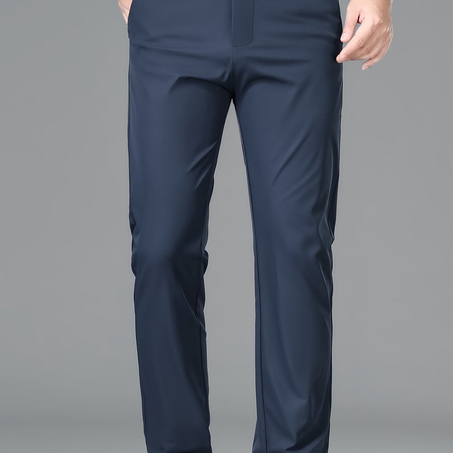Men'S Business Casual Straight-Leg Pants for Summer