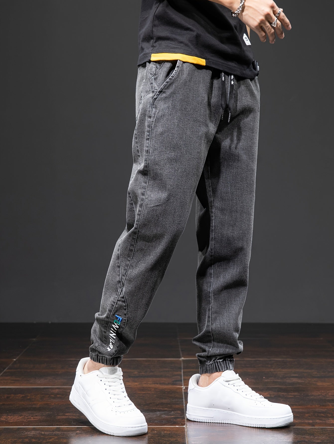 Men's Street Jeans Loose and Comfortable Overalls