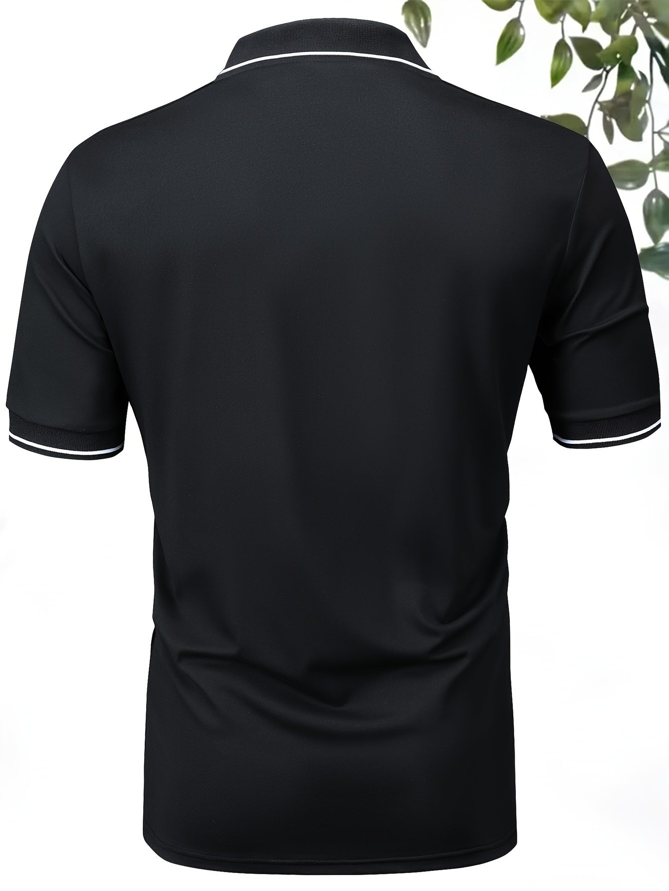 3Pcs Breathable Regular Fit Golf Shirt, Men's Casual V-Neck T-Shirt Short Sleeve For Summer, Men's Clothing