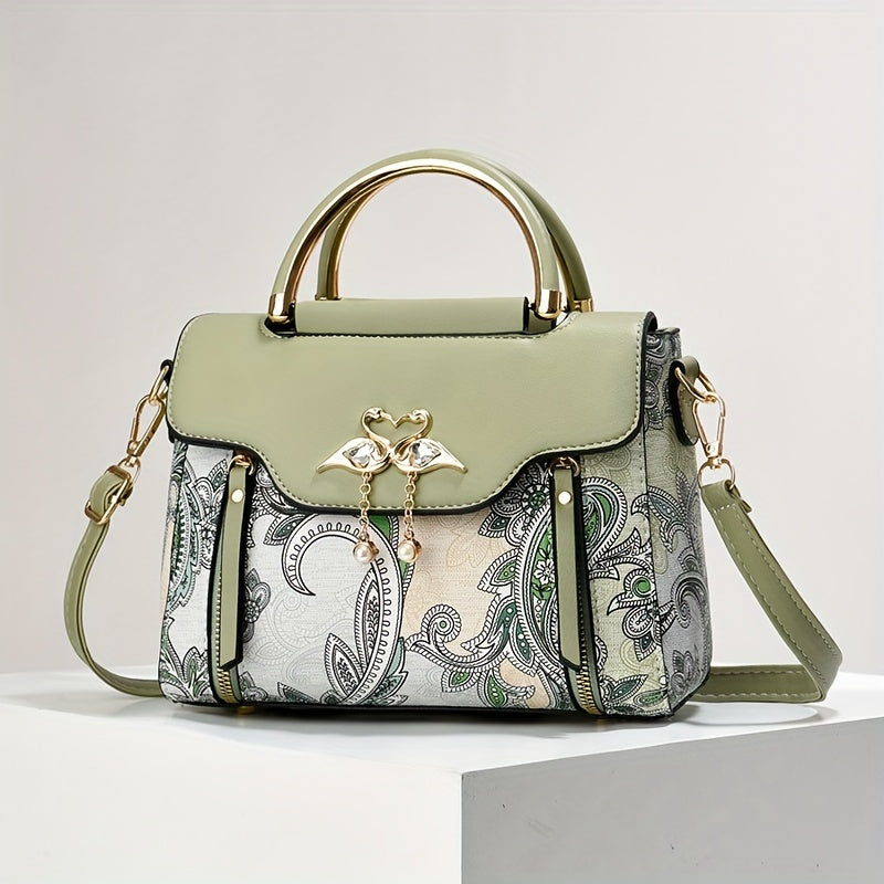 Mother's Day Gift for Mom Bag New Arrival Handbag Vintage Shoulder Crossbody Square Easter Bag