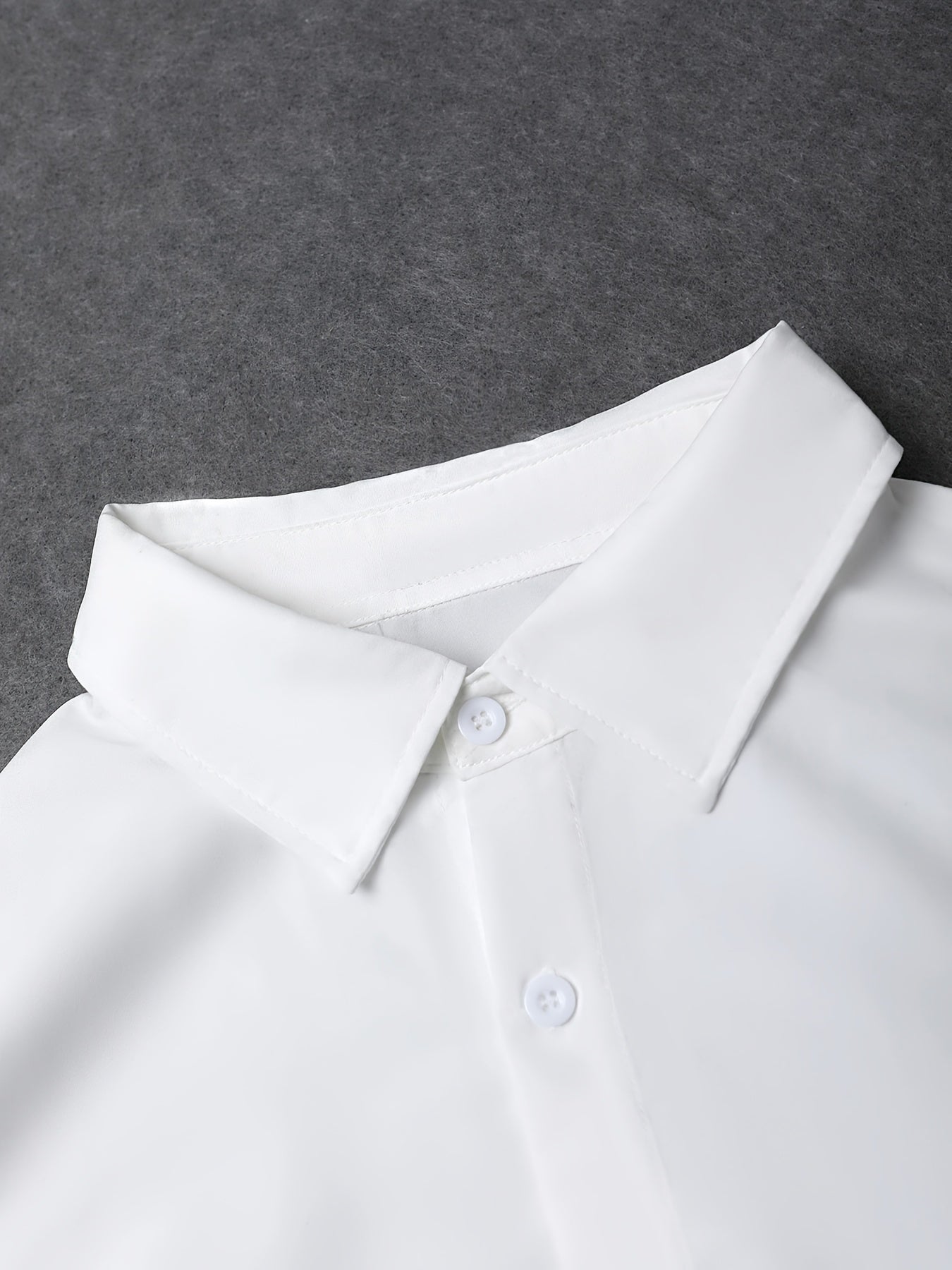 Men's Summer Breathable Comfort Rose Print Short Sleeve Shirt and Pants Set