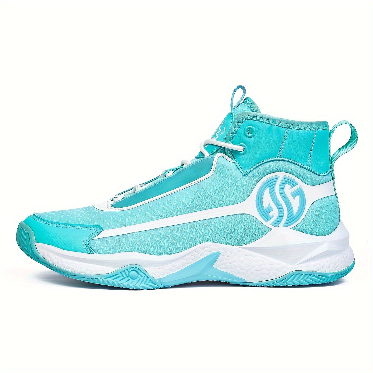 Unisex Fashion Sports Sneakers - Casual Street Athletic Running Shoes with Breathable Fabric Upper, Mid Top Lace-Up, Rubber EVA Sole, All-Season Comfort, Round Toe for Training & Basketball