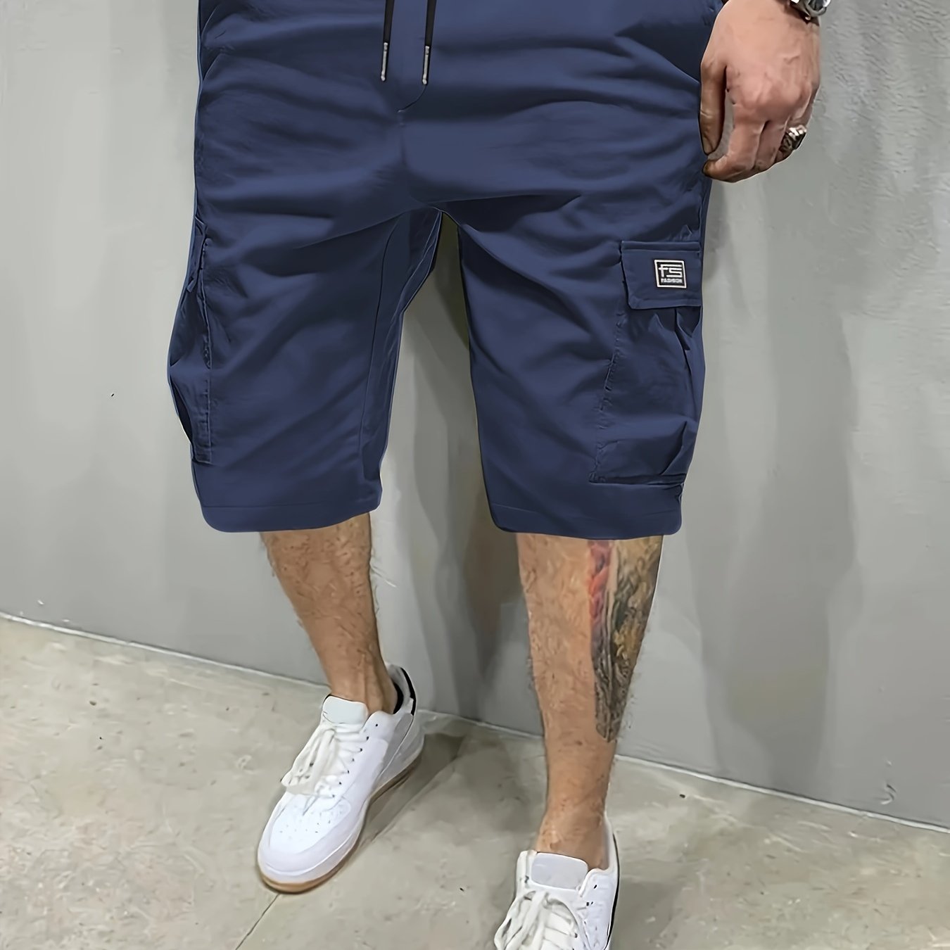 Men's Cargo Shorts Pants Outdoor Hiking Multi-Pocket Utility Shorts, Casual Style, For Summer Hiking Cycling