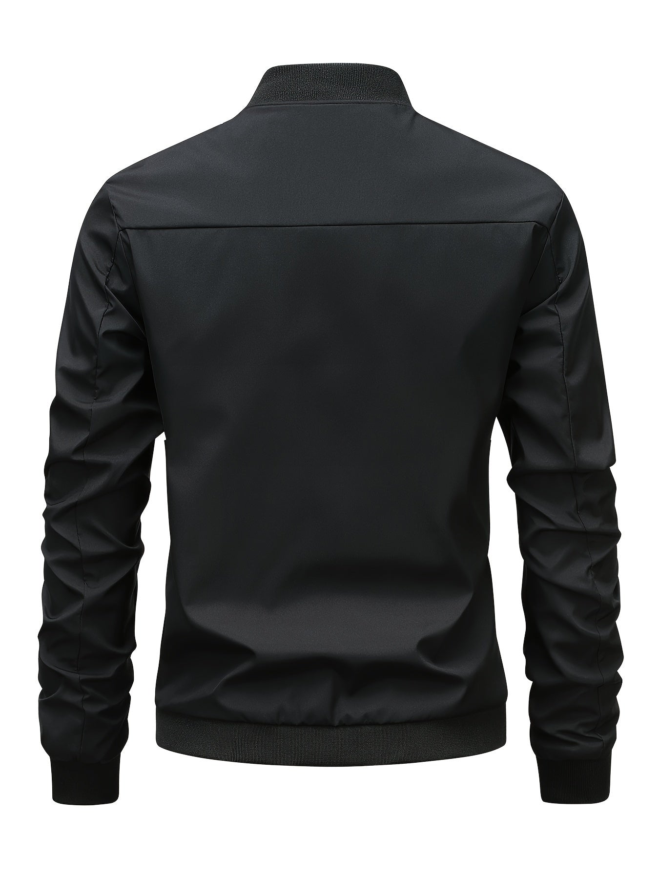 Men's Lightweight Spring Fall Windbreaker Jacket Coat Men's Windproof Outdoor Casual Stylish Zipper Pocket Jacket