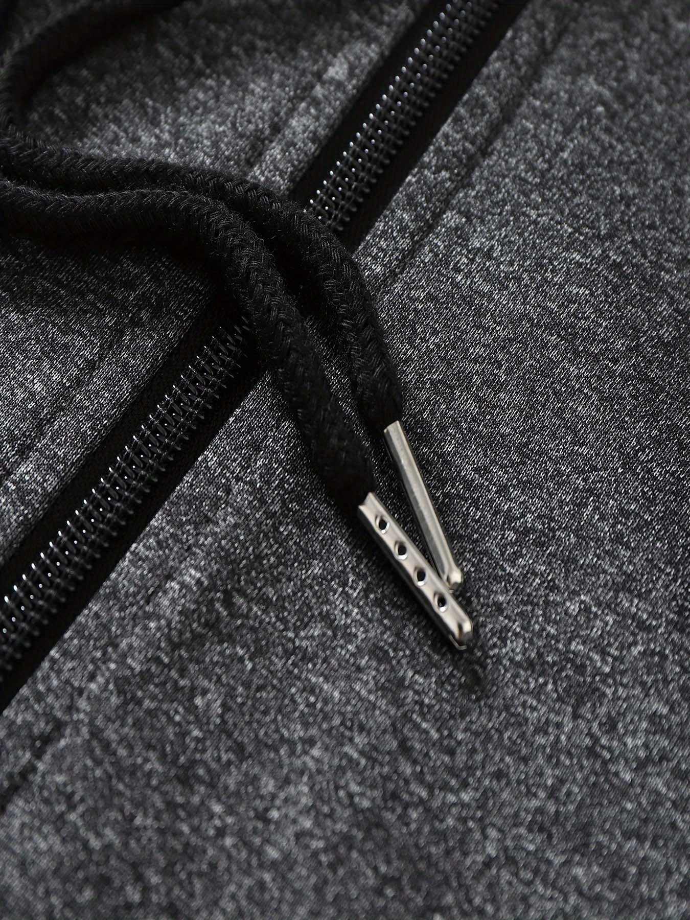 Men's Trendy Autumn-Winter Hooded Jacket Set with Calvin Print, Casual Youth Sportswear Outfit