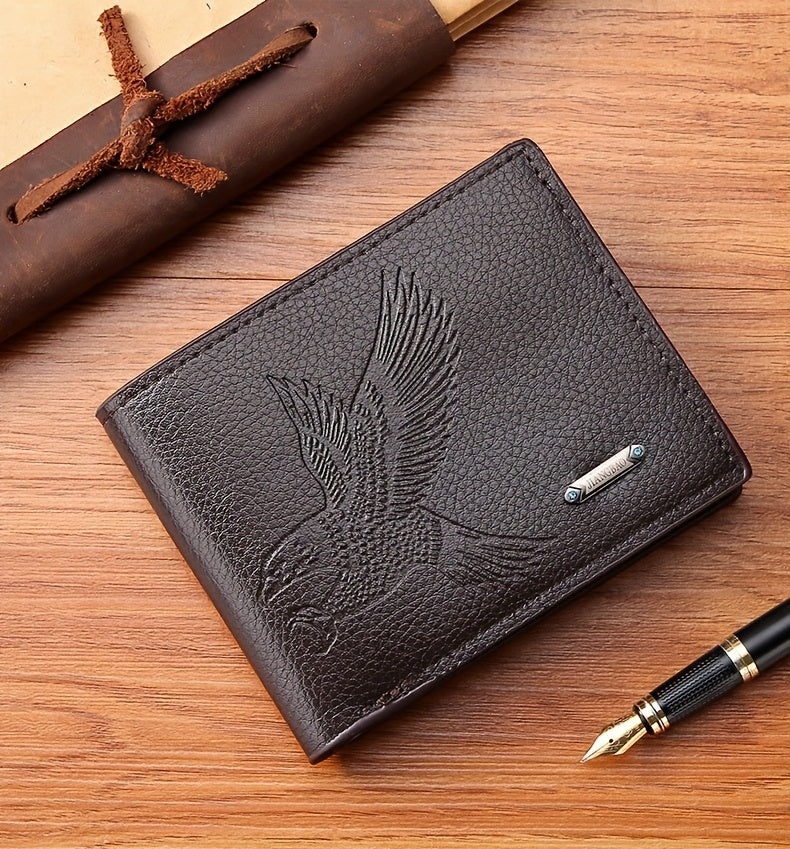 New Men's wallet with multiple card slots, fashionable business short wallet directly supplied by JIANGBAO factory