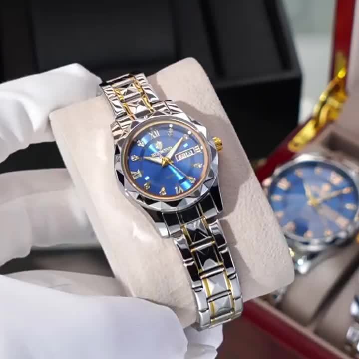 Women's Casual Luxury Simple Luminous Calendar Quartz Watch