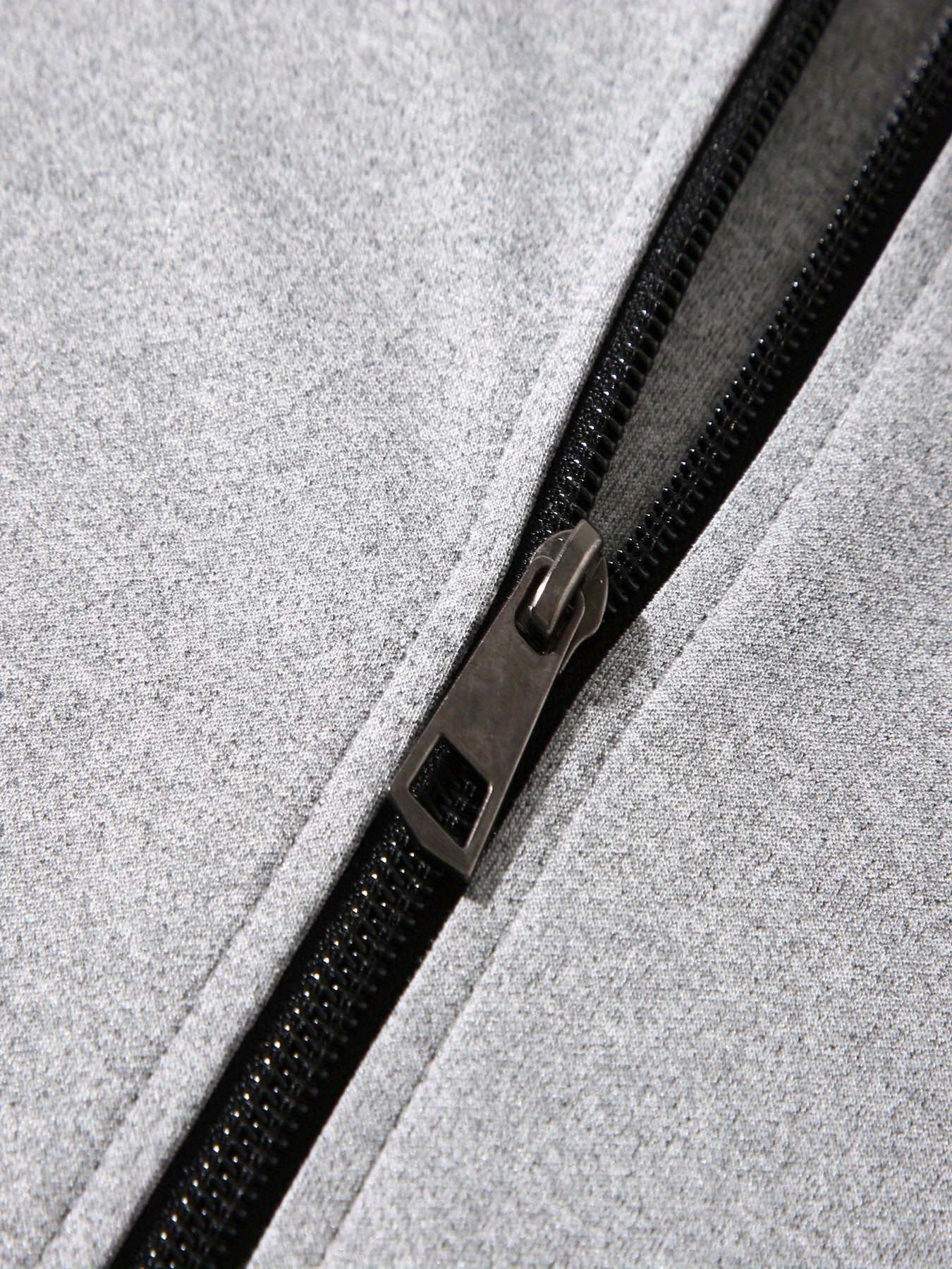 Men's Trendy Autumn-Winter Hooded Jacket Set with Calvin Print, Casual Youth Sportswear Outfit