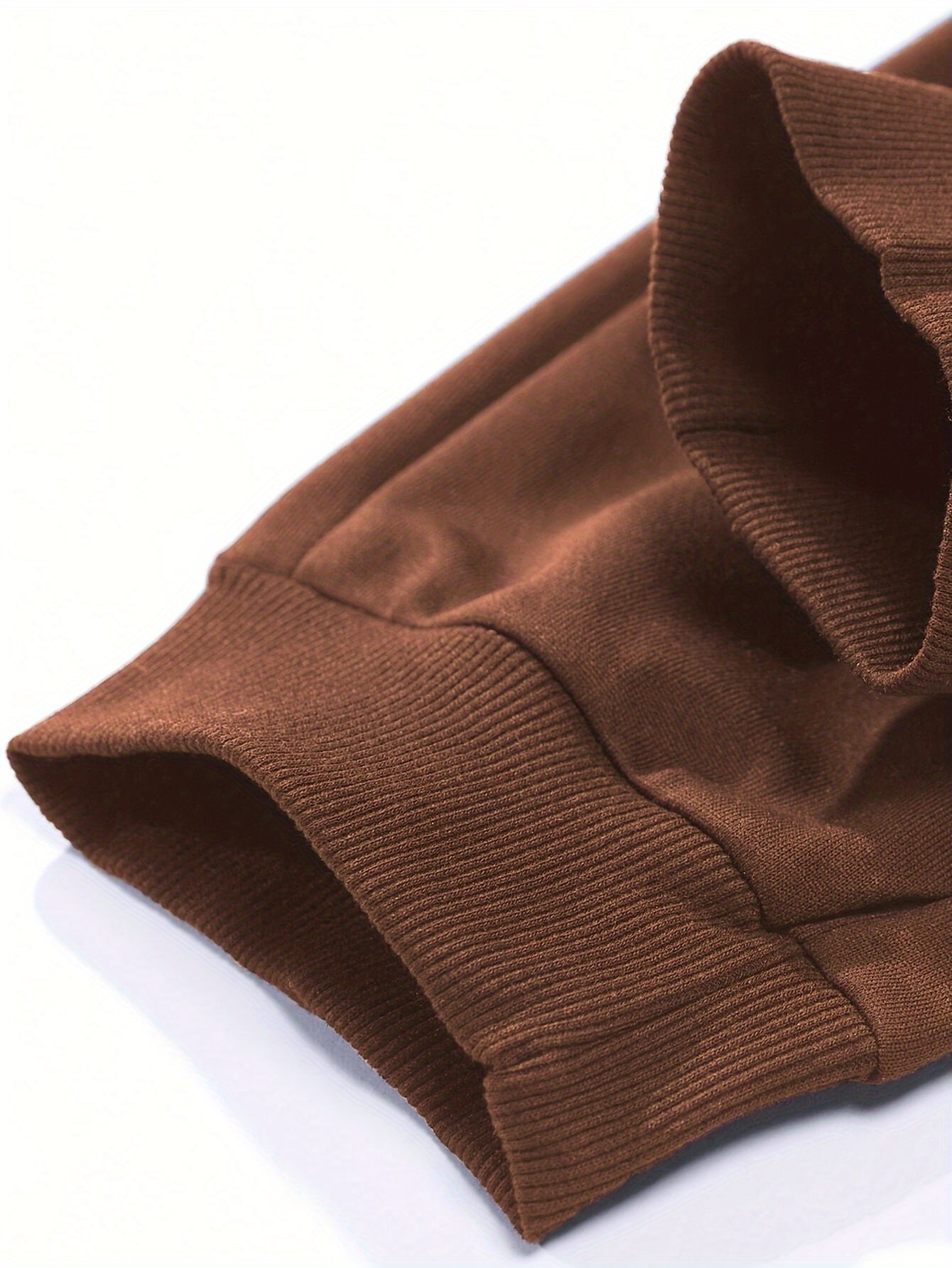 Men's Long Sleeve Hooded Sweatshirt + Threaded Sweatpants Set Spring and Autumn Solid Color Pullover Regular Long Sleeve T-shirt and Pants Belt Drawstring Casual Sports Trousers Two-piece Set
