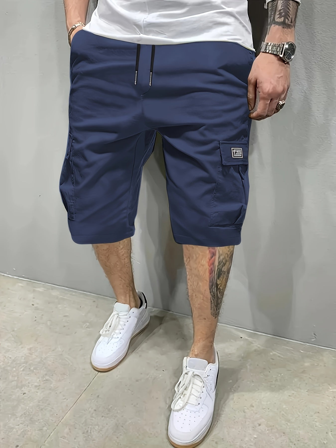 Men's Cargo Shorts Pants Outdoor Hiking Multi-Pocket Utility Shorts, Casual Style, For Summer Hiking Cycling