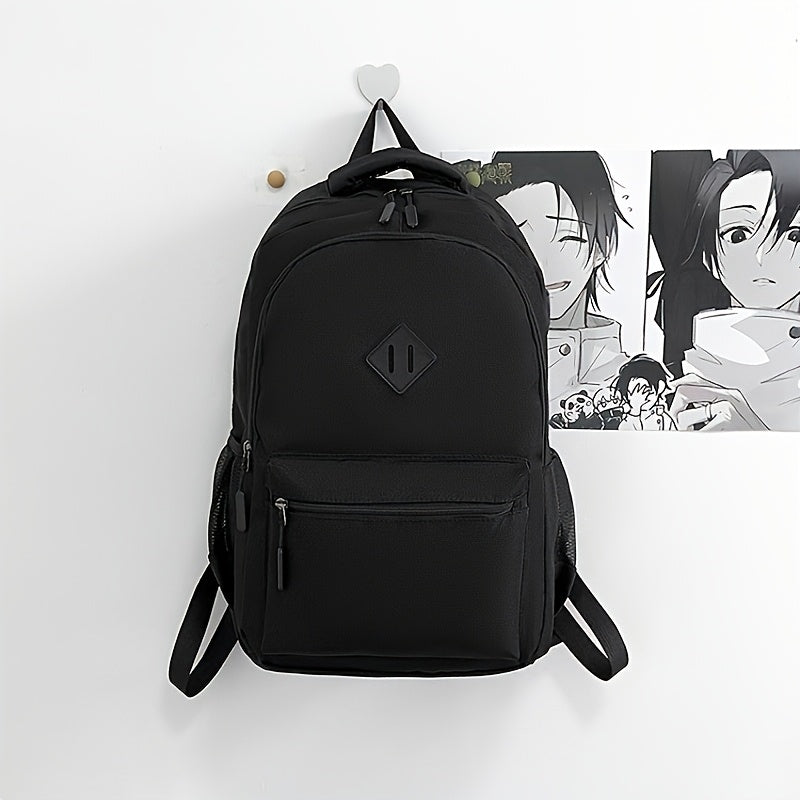 Large Capacity Laptop Backpack - Heavy-Duty Computer Backpack with Multiple Compartments, Padded Shoulder Straps & Front Zipper Pocket - Business Travel, College, Work Backpack for Men & Women - Black Backpack for Professiona