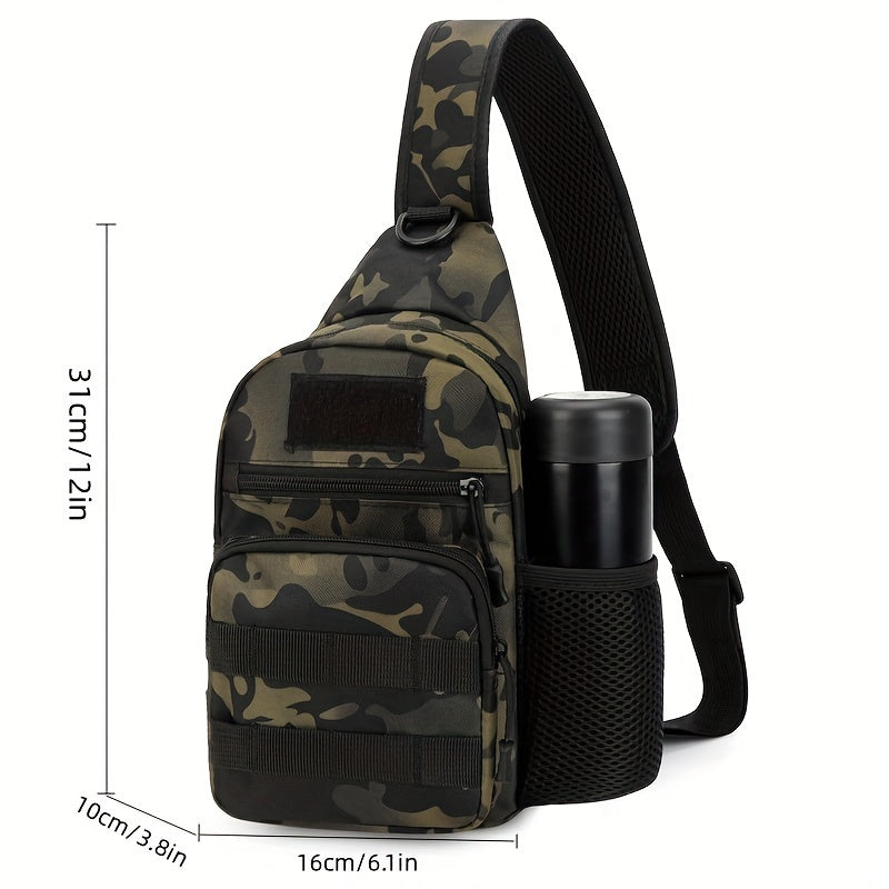 New Style Chest Bag for Outdoor Sports, Casual Men'S Shoulder Crossbody Backpack for Hiking And Travel.
