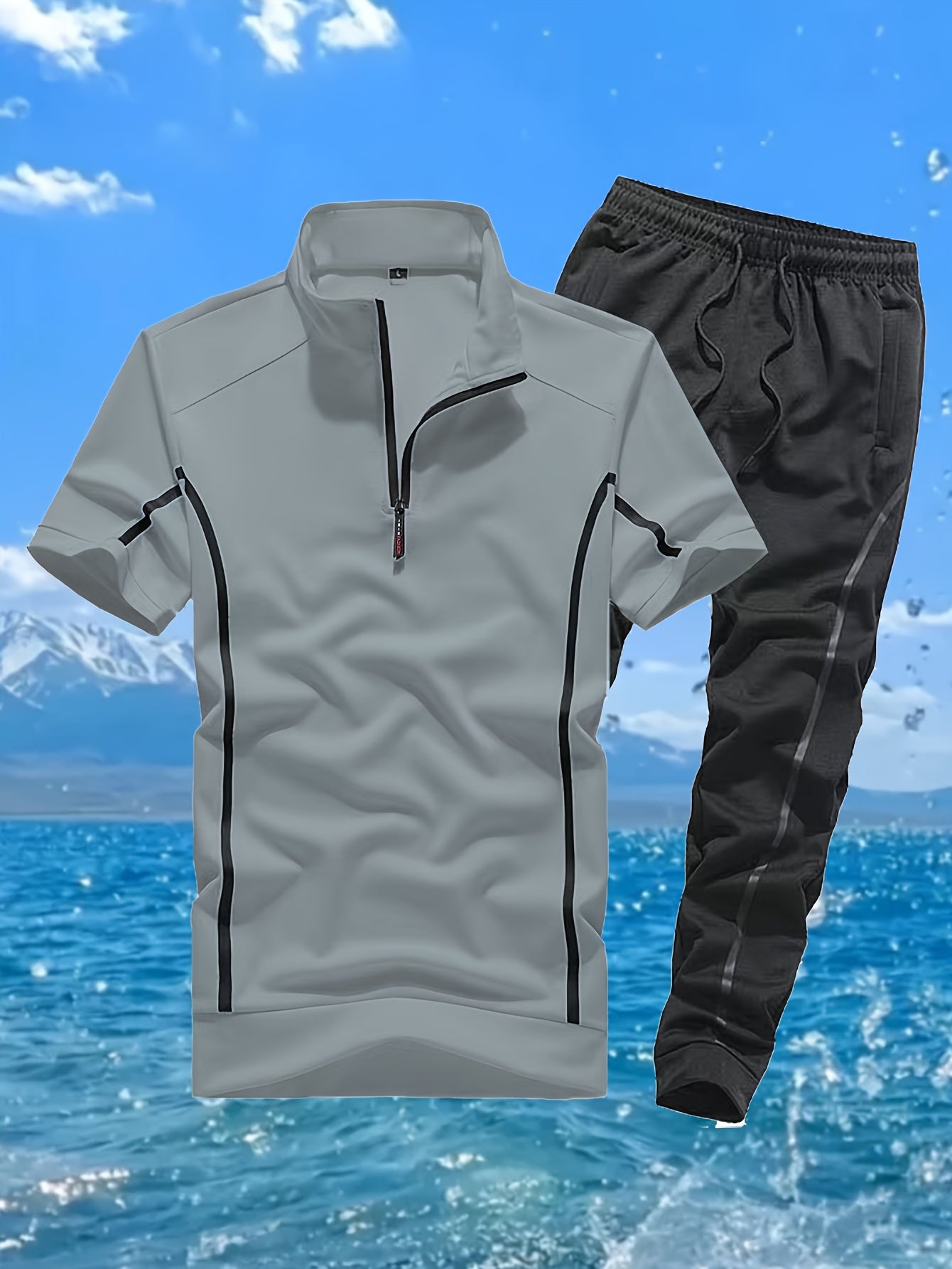 New Casual Outdoor Trendy Loose Sportswear Set