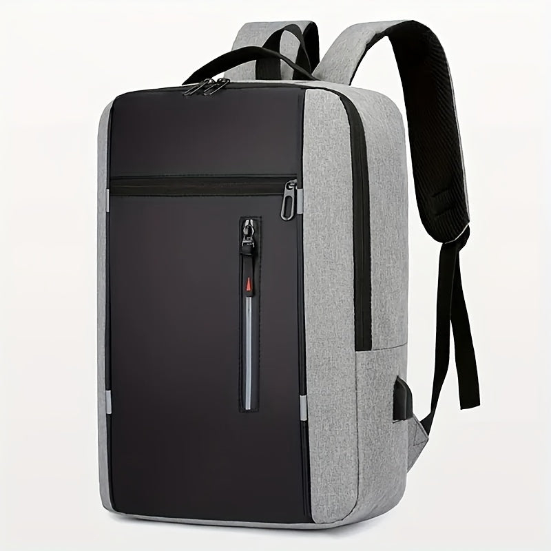 INNBagOther Stylish Unisex Business Backpack - Large Capacity, Multi-Compartment, Adjustable Straps, Durable for Travel, Commuting & Outdoor Adventures, Blac