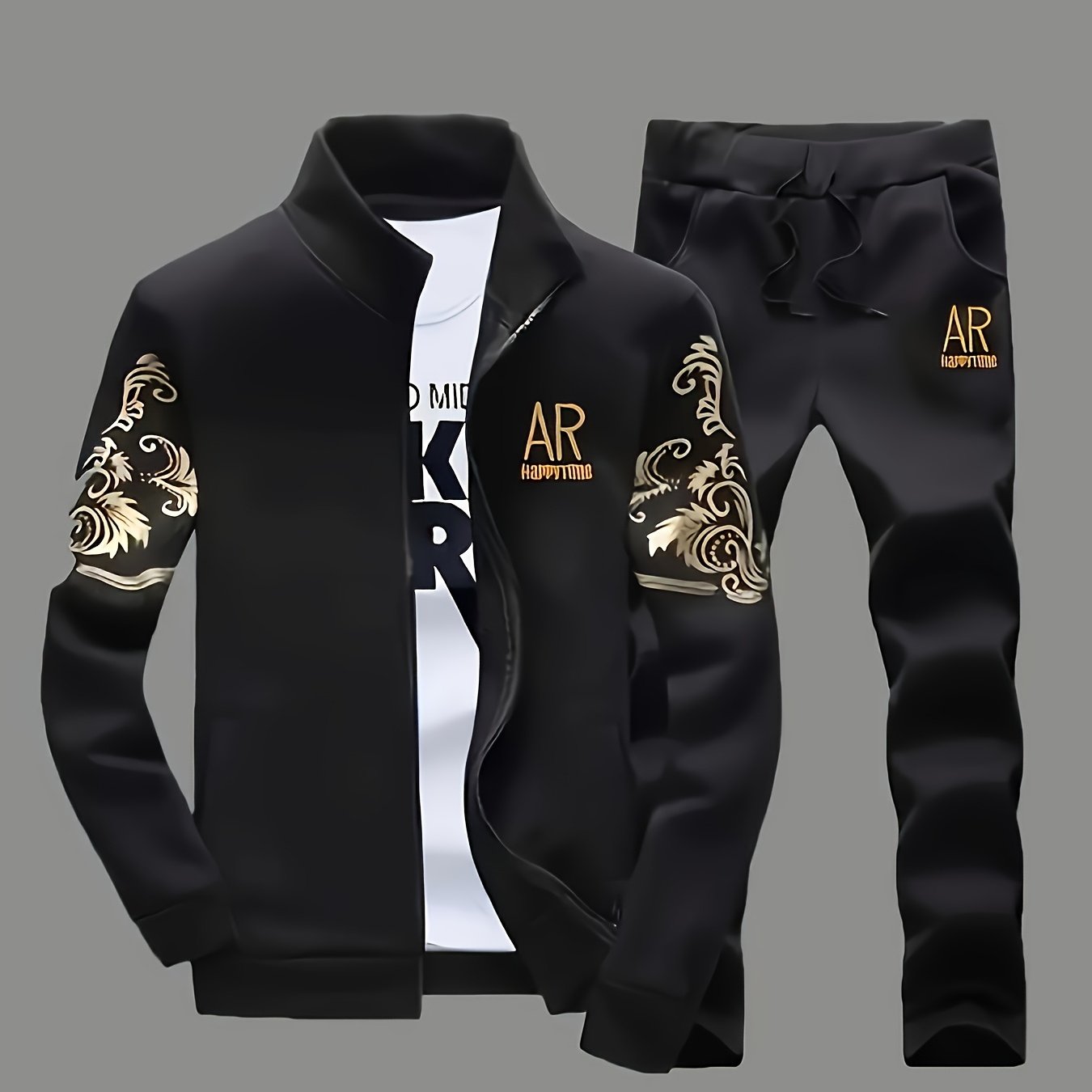 AR Suit for Outing Work Daily Look Black Blue Gray