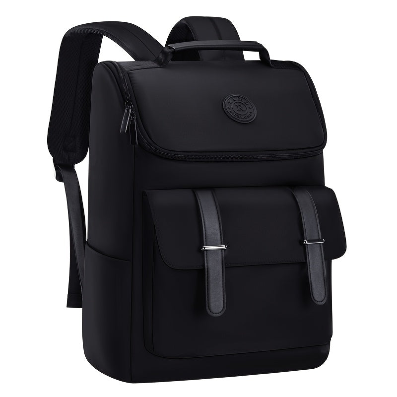 Men'S Large Capacity Laptop Backpack - Soft Shell, Durable & Easy to Clean, Multi-Functional Casual Business Travel Bag with Zipper Closure, Hand Washable, Commute Essentials | Casual Style | Zippered Closure