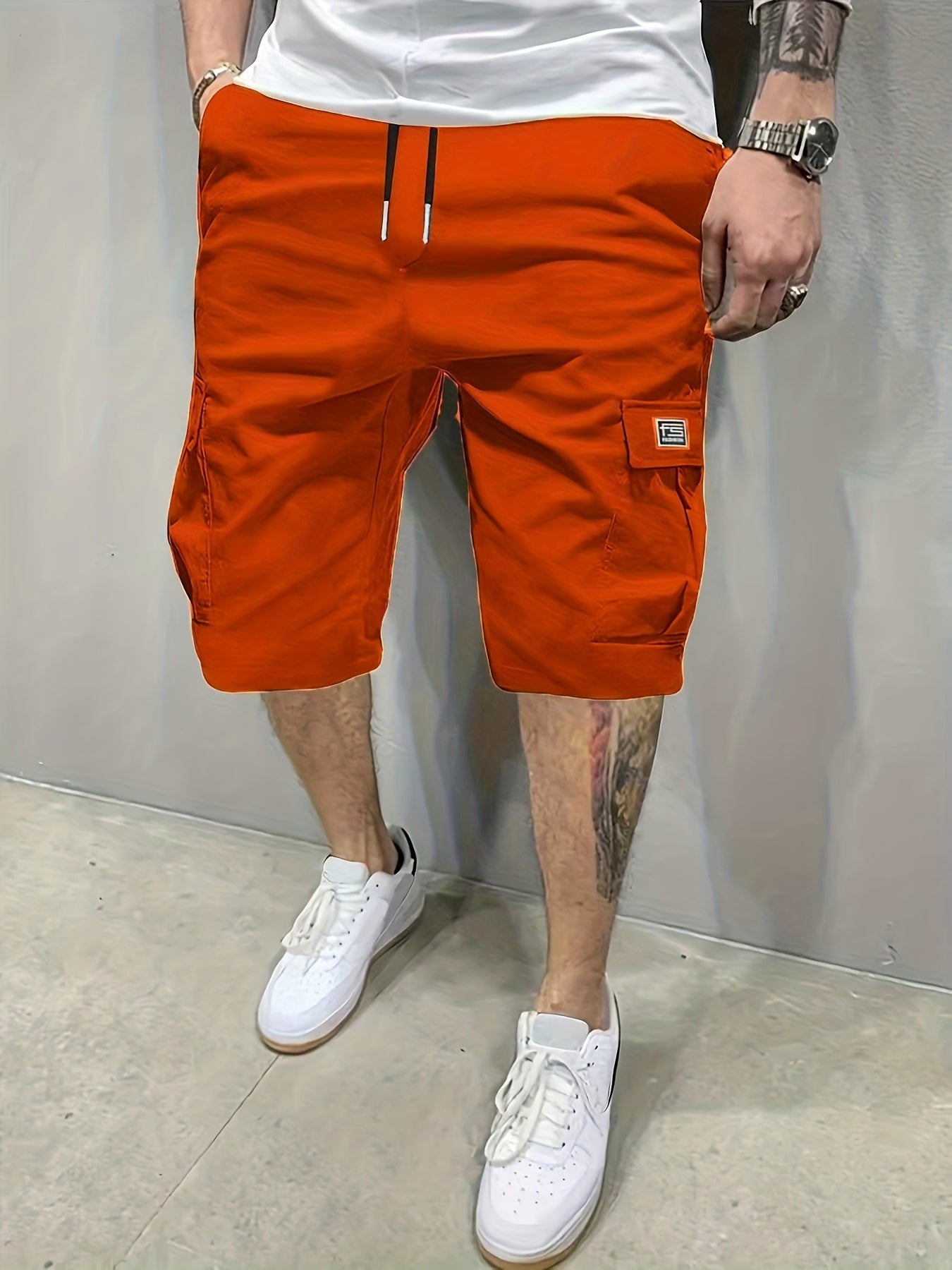 Men's Cargo Shorts Pants Outdoor Hiking Multi-Pocket Utility Shorts, Casual Style, For Summer Hiking Cycling
