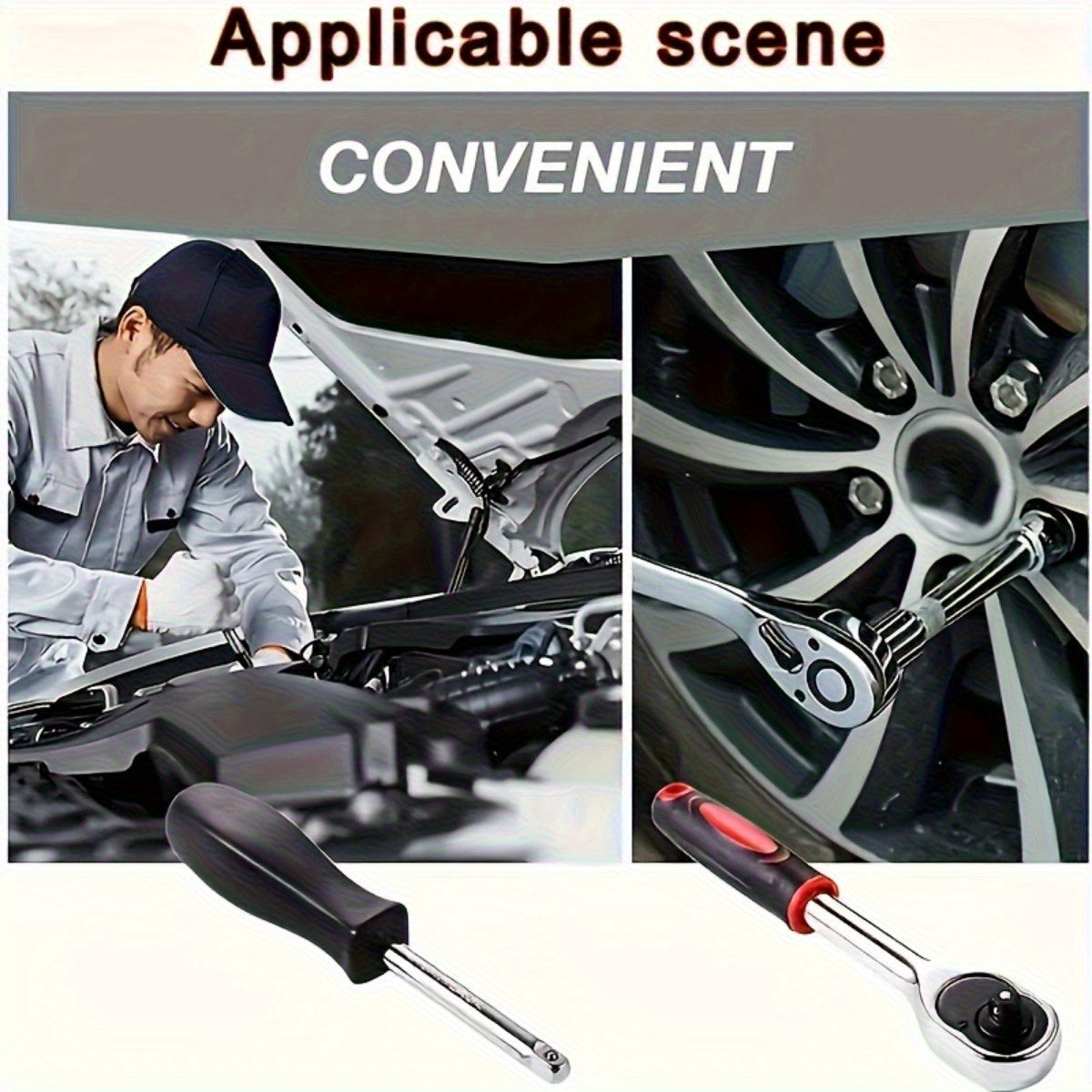 Multifunctional Integrated-Piece and 216pcs Car Repair Set, Suitable, Bicycles, Motorcycles Manual Wrench Socket Set, All-in-One Integrated Solution WY46&216-H4-0510-14