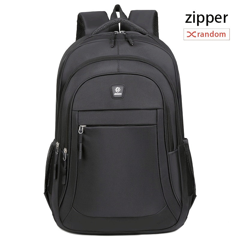 Zipper Random, Large Capacity Outdoor Hiking Backpack Camping Bag for Men's Casual Backpack, Fits 17-inch Laptop, Durable School Backpack with Multiple Compartments, Multi-layer Design, Spine Protection Backpack, Height 48cm