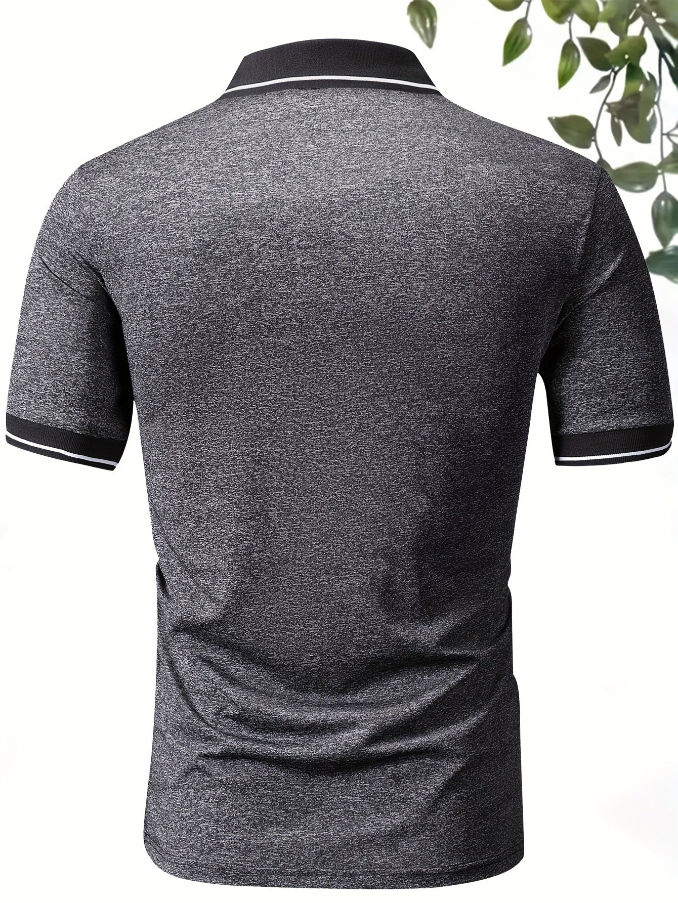 3Pcs Breathable Regular Fit Golf Shirt, Men's Casual V-Neck T-Shirt Short Sleeve For Summer, Men's Clothing