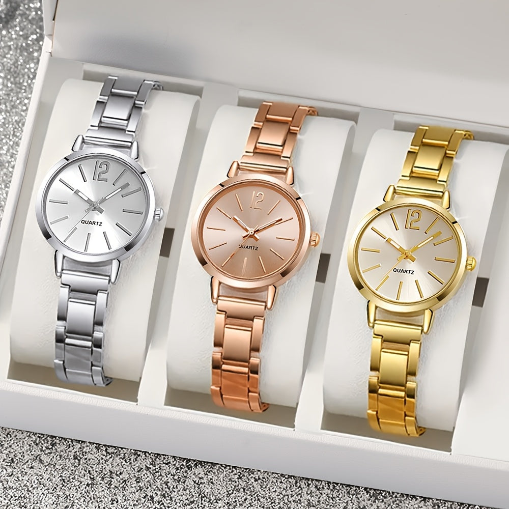 1pc Women's Fashionable Elegant Quartz Watch, Suitable for All Occasions: Mother's Day, Valentine's Day, Back-to- Season, Halloween, Christmas, Ramadan Gift (Box Not Included)