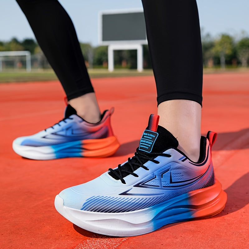 Men'S Breathable Lightweight Running Sneakers - Stylish Color-Block Design, Comfortable Low-Top Casual Shoes for All-Day Wear, Casual Sneakers | Fashionable Casual Shoes | Comfortable Footwear