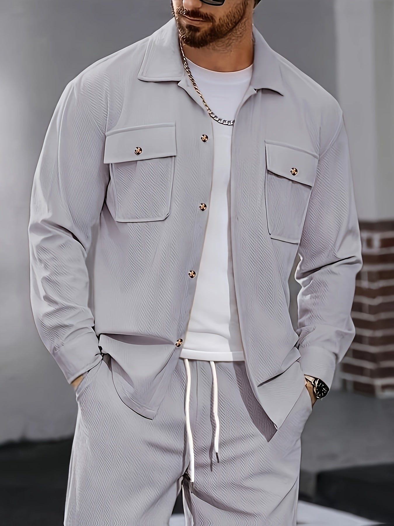 Cross-border Men's Casual Sportswear Set