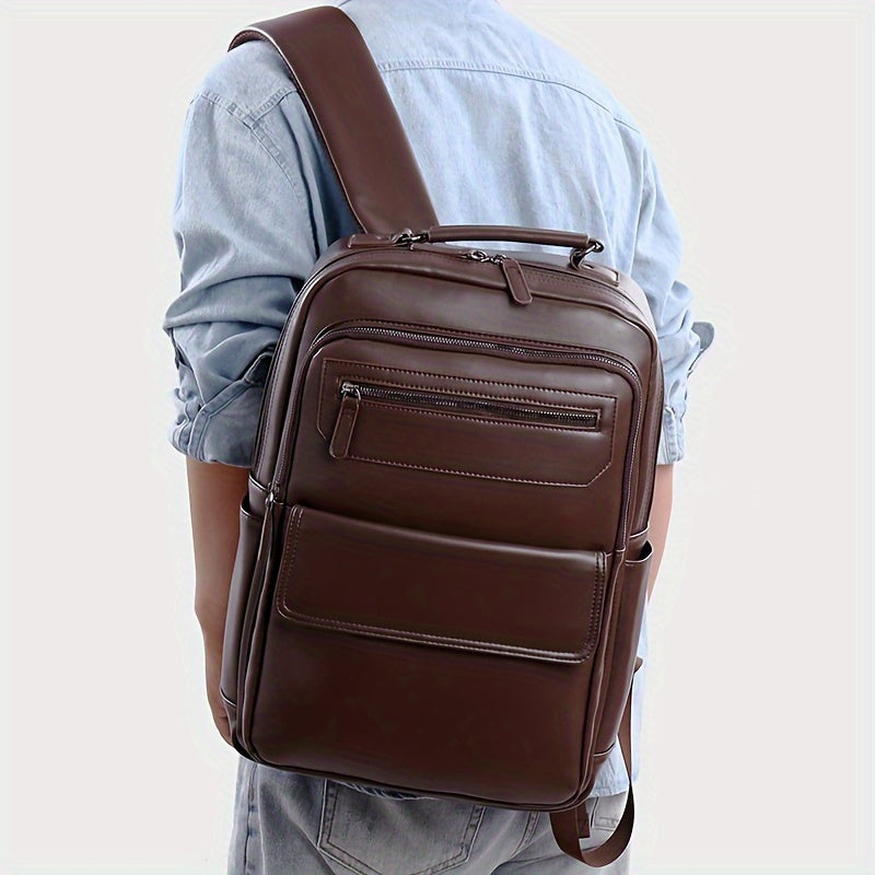New Men'S Business Casual Laptop Backpack