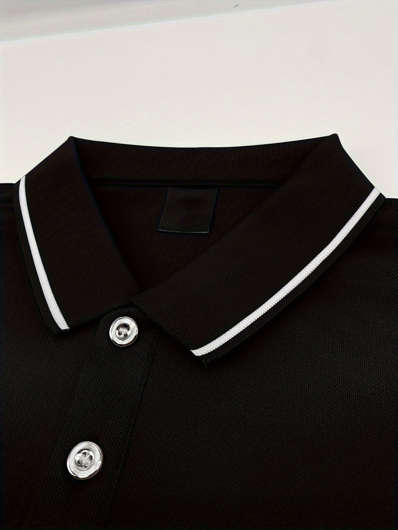3pcs Men's Casual Fashion Shirts - Breathable Polyester, Short Sleeve, Button-Up with Classic Collar - Machine Washable, Summer Essentials in Black, White, and Beige