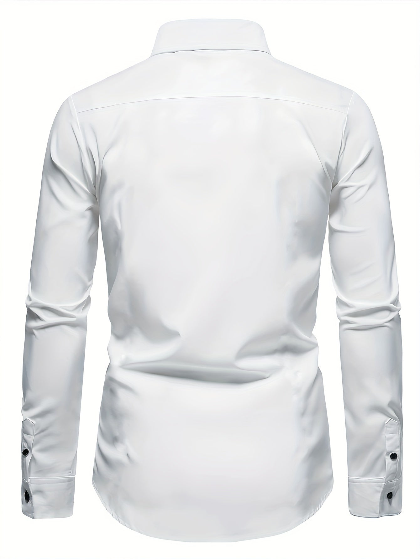 CS684166-Dress Shirt - Plain High-Quality Fabric, The Best Gift for Your Partner