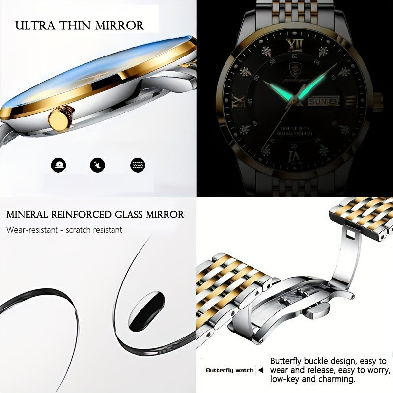 1 Piece Of Men's Stylish Quartz Watch